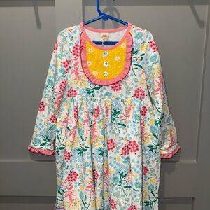 Wildflowers Pink and Yellow Nightgown Floral Dress